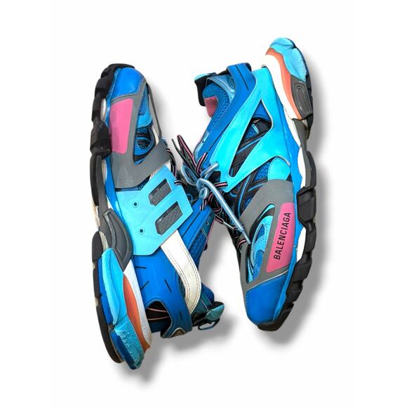 Balenciaga Blue/Pink Track 1.0 Sneaker | Size 44(11US) main image 6